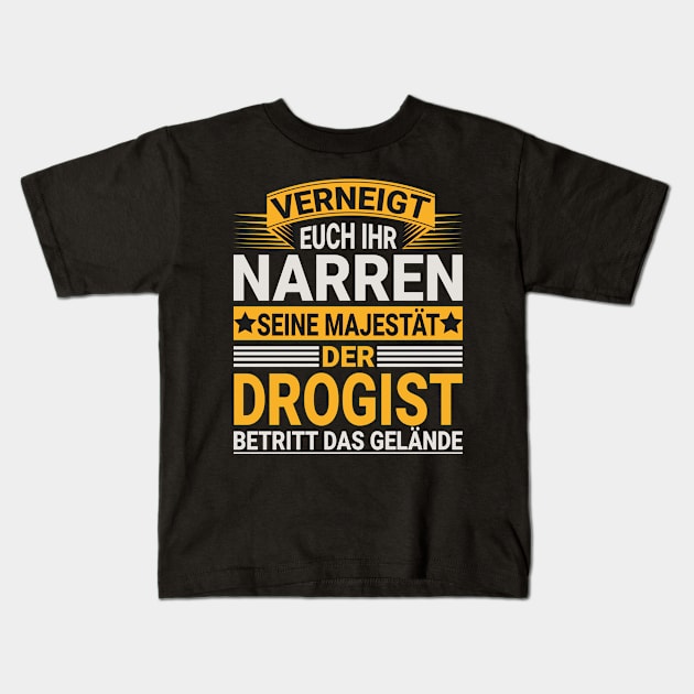 Drogist Design für einen  Apotheker Kids T-Shirt by Shirtseller0703